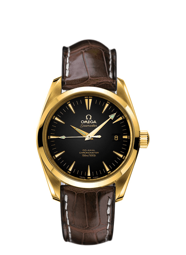 Omega 2603.50.37 : Seamaster Aqua Terra 150M Co-Axial 39.2 Yellow Gold / Black