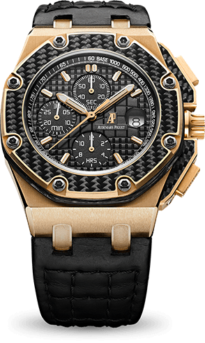 Audemars Piguet 26030RO.OO.D001IN.01 : Royal Oak OffShore 26030 Juan Pablo Montoya Pink Gold