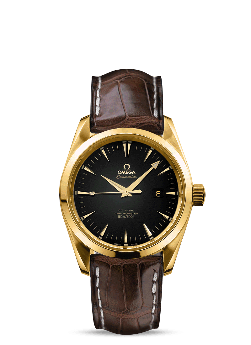 Omega 2604.50.37 : Seamaster Aqua Terra 150M Co-Axial 36.2 Yellow Gold / Black