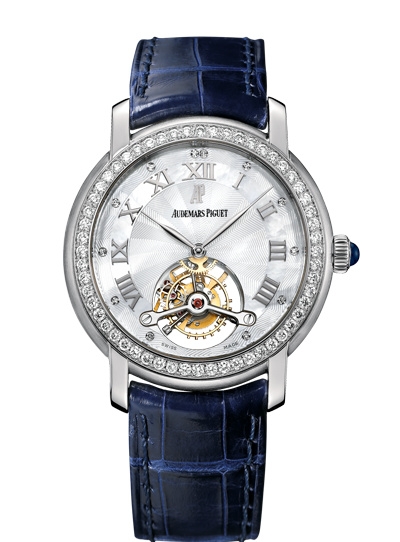 Audemars Piguet 26084BC.ZZ.D056CR.01 : Jules Audemars Tourbillon White Gold / Diamond / MOP
