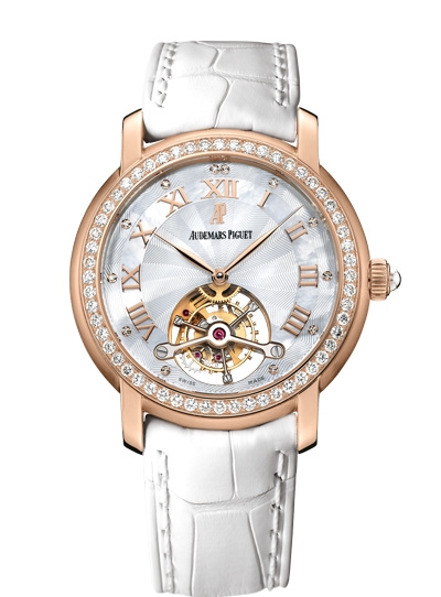 Audemars Piguet 26084OR.ZZ.D016CR.01 : Jules Audemars Tourbillon Pink Gold / Diamond / MOP