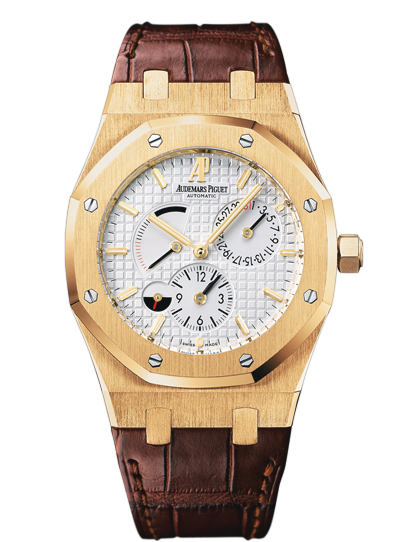 Audemars Piguet 26120BA.OO.D088CR.01 : Royal Oak Dual Time Yellow Gold / Strap