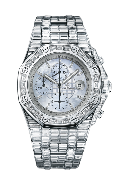 Audemars Piguet 26174BC.ZZ.8042BC.01 : Royal Oak OffShore 26174 Chronograph Baguette / MOP