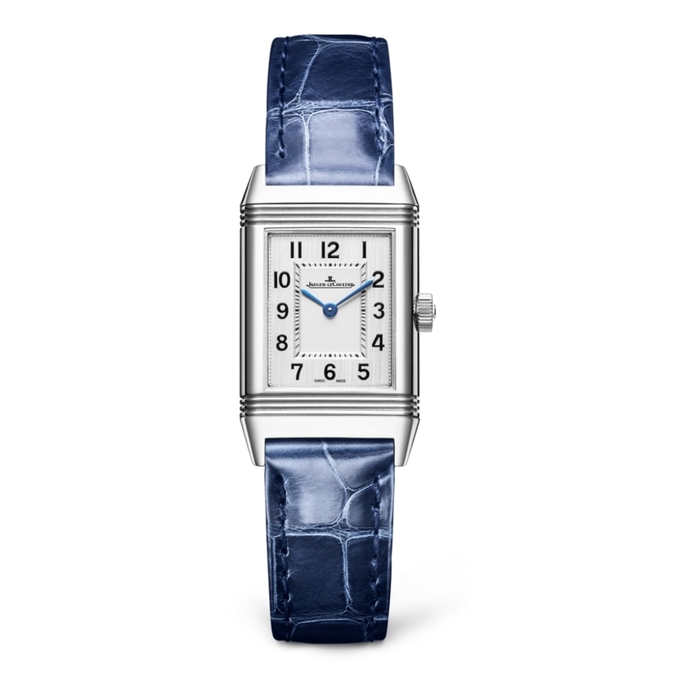 Jaeger-LeCoultre 2618540 : Reverso Classic Small Quartz Stainless Steel / Silver / Alligator