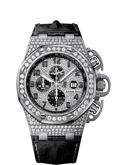Audemars Piguet 26215.BC.ZZ.A101CR.01 : Royal Oak OffShore 26215 T3 White Gold / Diamond