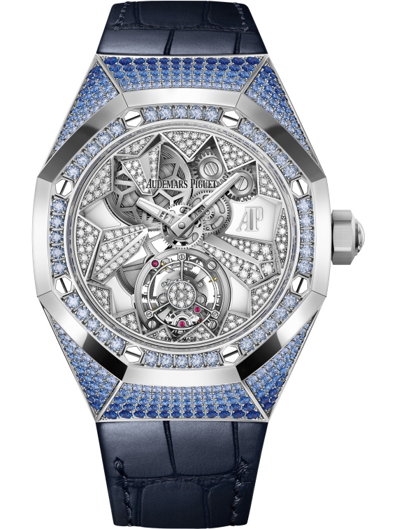 Audemars Piguet 26227BC.SS.D326CR.01 : Audemars Piguet Royal Oak Concept Flying Tourbillon White Gold / Sapphire - Diamond