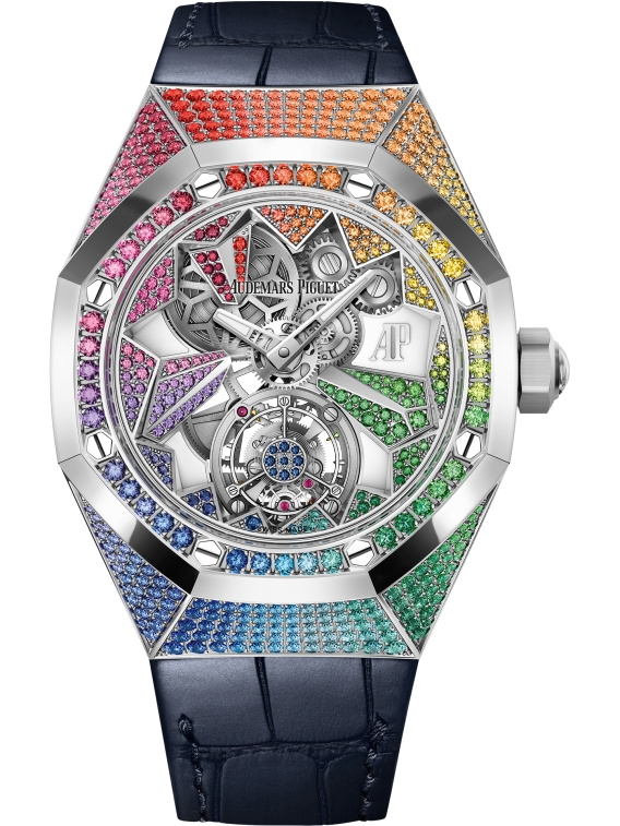 Audemars Piguet 26227BC.YY.D326CR.01 : Audemars Piguet Royal Oak Concept Flying Tourbillon White Gold / Rainbow