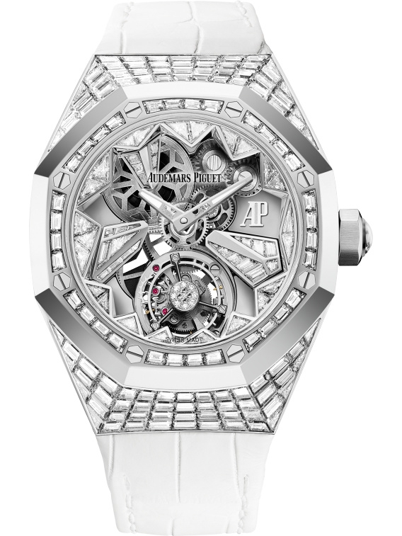 Audemars Piguet 26228BC.ZZ.D011CR.01 : Audemars Piguet Royal Oak Concept Flying Tourbillon White Gold / Baguette Diamond