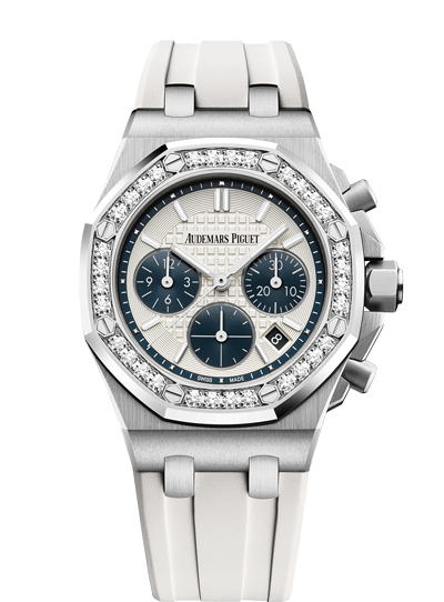 Audemars Piguet 26231ST.ZZ.D010CA.01 : Royal Oak OffShore 26231 Lady Chronograph Stainless Steel / Silver / Diamond
