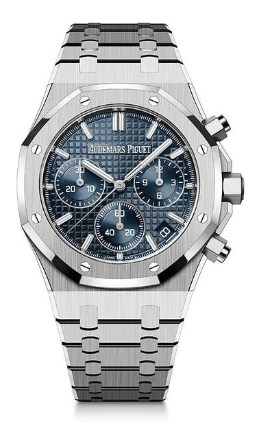 Audemars Piguet 26240ST.OO.1320ST.01 : Royal Oak Chronograph 41 Stainless Steel / Blue / 50th Anniversary
