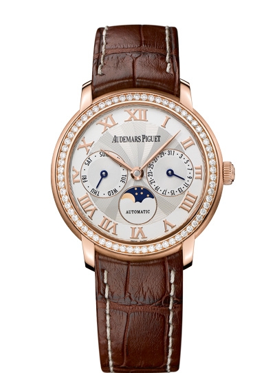 Audemars Piguet 26251OR.ZZ.A088CR.01 : Jules Audemars Day & Date Pink Gold / Diamond / Silver