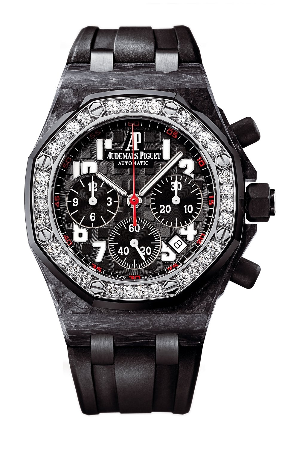 Audemars Piguet 26267FS.ZZ.D002CA.01 : Royal Oak OffShore 26267 Lady Chronograph Forged Carbon