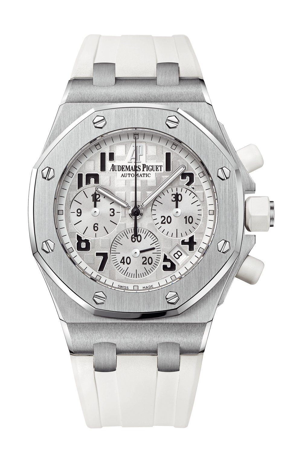 Audemars Piguet 26283ST.OO.D010CA.01 : Royal Oak OffShore 26283 Lady Chronograph White