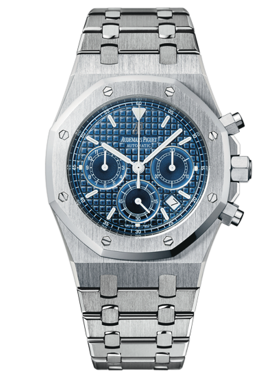 Audemars Piguet 26300ST.OO.1110ST.04 : Royal Oak 26300 Chronograph Stainless Steel / Blue