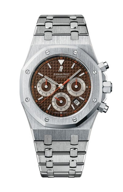 Audemars Piguet 26300ST.OO.1110ST.08 : Royal Oak 26300 Chronograph Stainless Steel / Brown