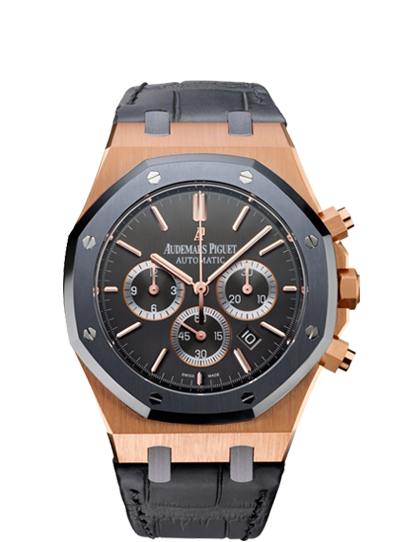 Audemars Piguet 26325OL.OO.D005CR.01 : Royal Oak Chronograph 41 Leo Messi Pink Gold