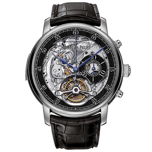 Audemars Piguet 26345BC.OO.D002CR.01 : Jules Audemars Minute Repeater Tourbillon Chronograph White Gold / Yoshida