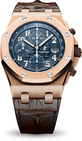 Audemars Piguet 26365OR.OO.D801CR.01 : Royal Oak OffShore 26365 Pride of Argentina Pink Gold
