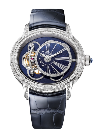 Audemars Piguet 26381BC.ZZ.D312CR.01 : Millenary Tourbillon White Gold / Aventurine