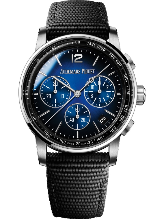 Audemars Piguet 26393BC.OO.A002KB.01 : CODE 11.59 Chronograph Selfwinding White Gold / Blue Gradient