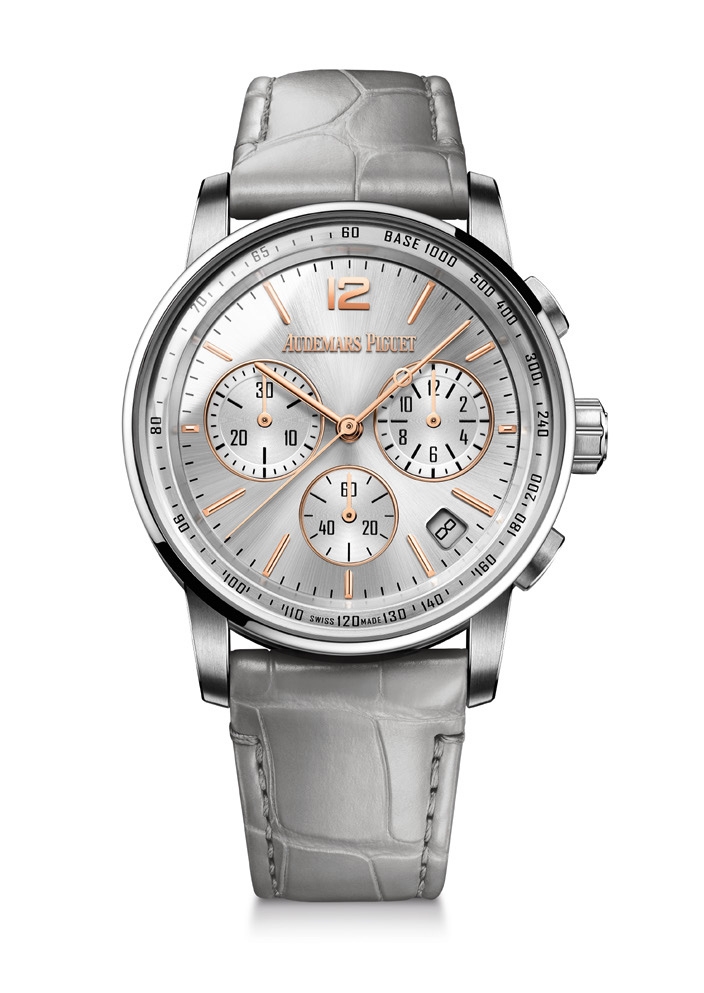 Audemars Piguet 26393CR.OO.A009CR.01 : CODE 11.59 Chronograph Selfwinding White Gold / Rose Gold / Silver