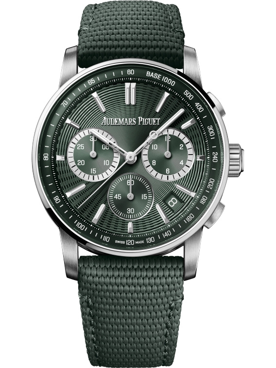 Audemars Piguet 26393ST.OO.A056KB.01 : CODE 11.59 Chronograph Selfwinding Stainless Steel / Green