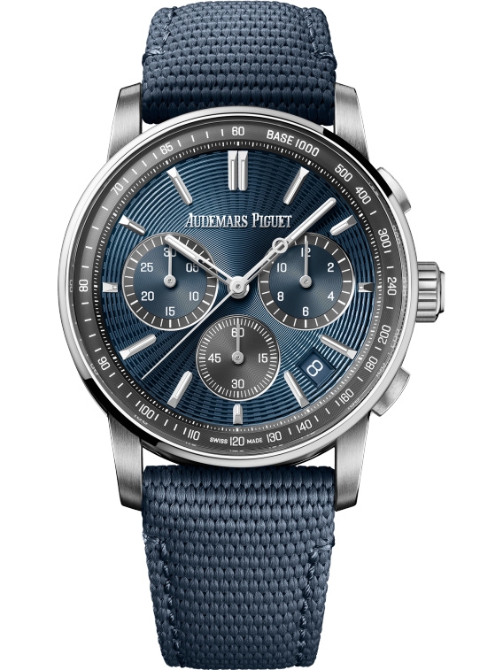 Audemars Piguet 26393ST.OO.A348KB.01 : CODE 11.59 Chronograph Selfwinding Stainless Steel / Blue
