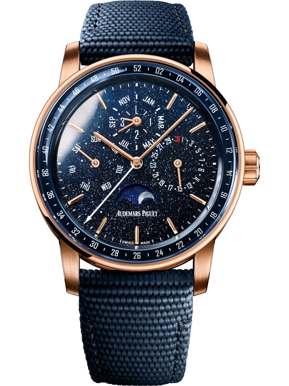 Audemars Piguet 26394OR.OO.D027KB.01 : CODE 11.59 Perpetual Calendar Red Gold / Aventurine / Fabric