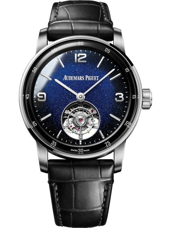 Audemars Piguet 26396BC.OO.D002CR.01 : CODE 11.59 Tourbillon Selfwinding White Gold / Blue Aventurine