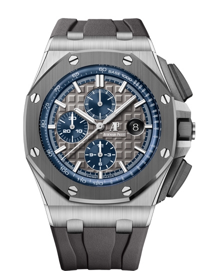 Audemars Piguet 26400IO.OO.A004CA.02 : Royal Oak Offshore 44 Titanium / Ceramic / Grey / Rubber