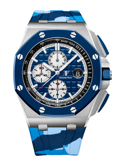 Audemars Piguet 26400SO.OO.A335CA.01 : Royal Oak Offshore 44 Stainless Steel / Ceramic / Marine / Rubber