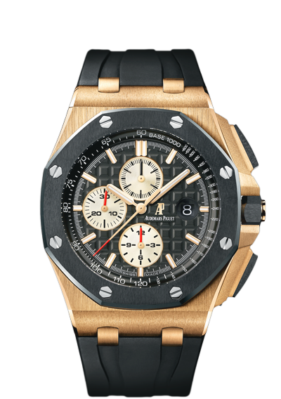 Audemars Piguet 26401RO.OO.A002CA.01 : Royal Oak Offshore 26401 Ceramic / Pink Gold