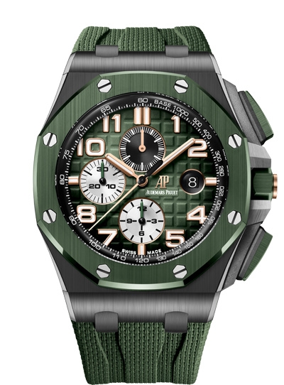 Audemars Piguet 26405CE.OO.A056CA.01 : Royal Oak Offshore 44 Ceramic / Green