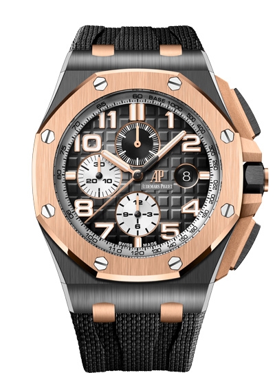 Audemars Piguet 26405NR.OO.A002CA.01 : Royal Oak Offshore 44 Ceramic / Pink Gold / Grey