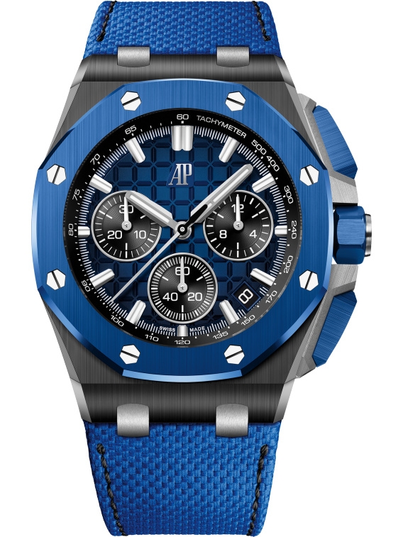 Audemars Piguet 26420CE.OO.A043VE.01 : Royal Oak Offshore 43 Ceramic - Blue Ceramic / Blue