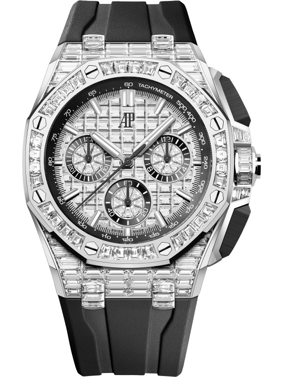 Audemars Piguet 26425BC.ZZ.D002CA.02 : Royal Oak Offshore 43 White Gold - Baguette / Baguette