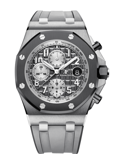 Audemars Piguet 26470IO.OO.A006CA.01 : Royal Oak Offshore 42 Titanium / Grey / Rubber
