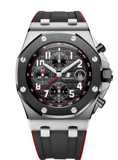 Audemars Piguet 26470SO.OO.A002CA.01 : Royal Oak Offshore 42 Stainless Steel / Ceramic / Black / Rubber