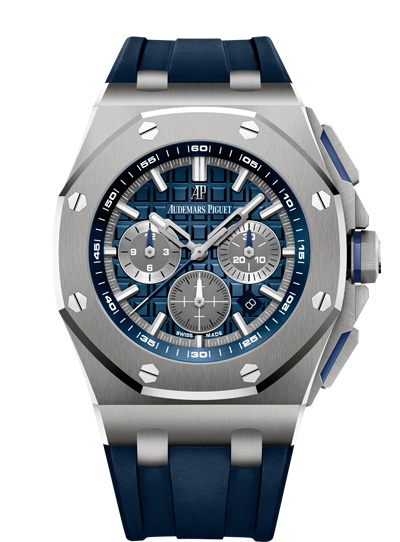 Audemars Piguet 26480TI.OO.A027CA.01 : Royal Oak Offshore 42 Titanium / Blue / Rubber
