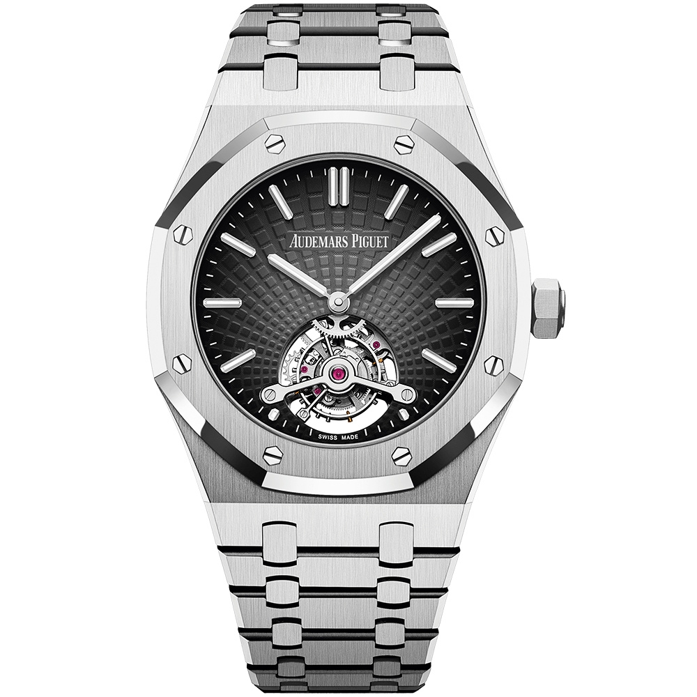 Audemars Piguet 26522BC.OO.1220BC.01 : Royal Oak Ultra Thin Tourbillon White Gold / Japan