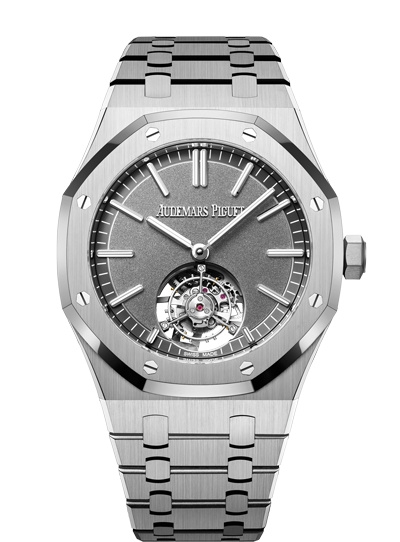 Audemars Piguet 26530TI.OO.1220TI.01 : Royal Oak Self-Winding Flying Tourbillon Titanium / Grey