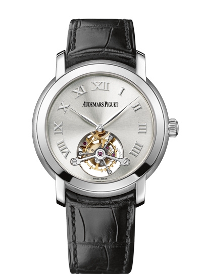 Audemars Piguet 26561BC.OO.D002CR.01 : Jules Audemars Tourbillon White Gold / Silver