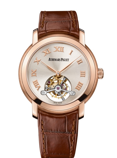 Audemars Piguet 26561OR.OO.D088CR.01 : Jules Audemars Tourbillon Pink Gold / Silver