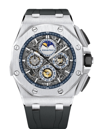Audemars Piguet 26571BC.OO.A002CA.01 : Royal Oak OffShore Grande Complication White Gold / Skeleton