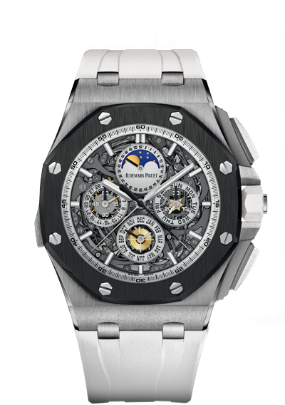Audemars Piguet 26571IO.OO.A010CA.01 : Royal Oak Offshore 26571 Grande Complication Titanium / Ceramic / White
