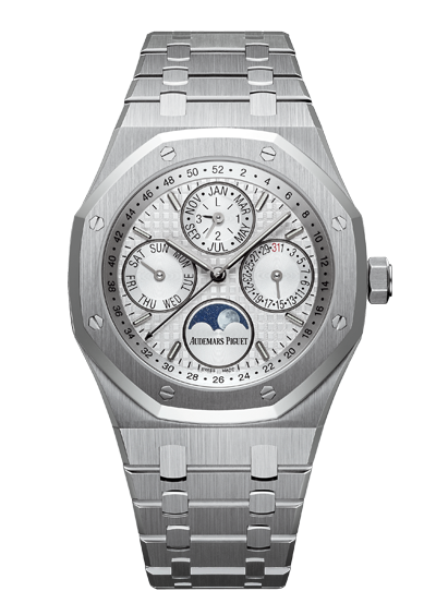 Audemars Piguet 26574ST.OO.1220ST.01 : Royal Oak Perpetual Calendar 41 Stainless Steel / Silver