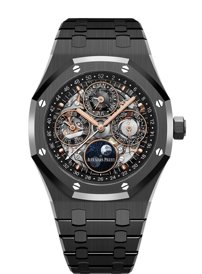 Audemars Piguet 26585CE.OO.1225CE.01 : Royal Oak Perpetual Calendar Openworked 41 Ceramic