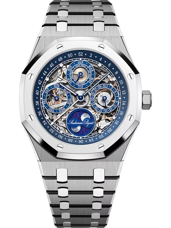 Audemars Piguet 26585XT.OO.1220XT.01 : Royal Oak Perpetual Calendar Openworked 41 150th Anniversary