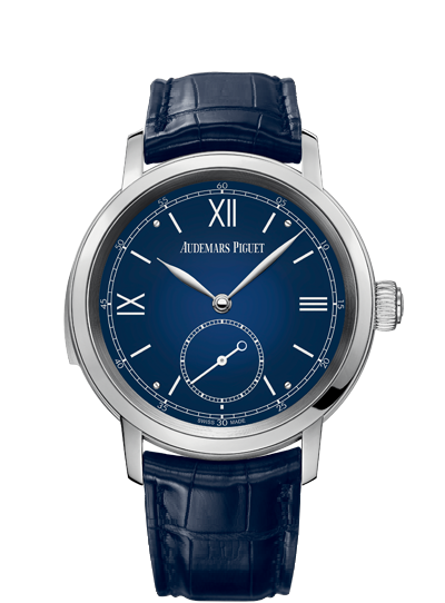 Audemars Piguet 26590PT.00.D028CR.01 : Jules Audemars Minute Repeater Platinum / Blue Enamel