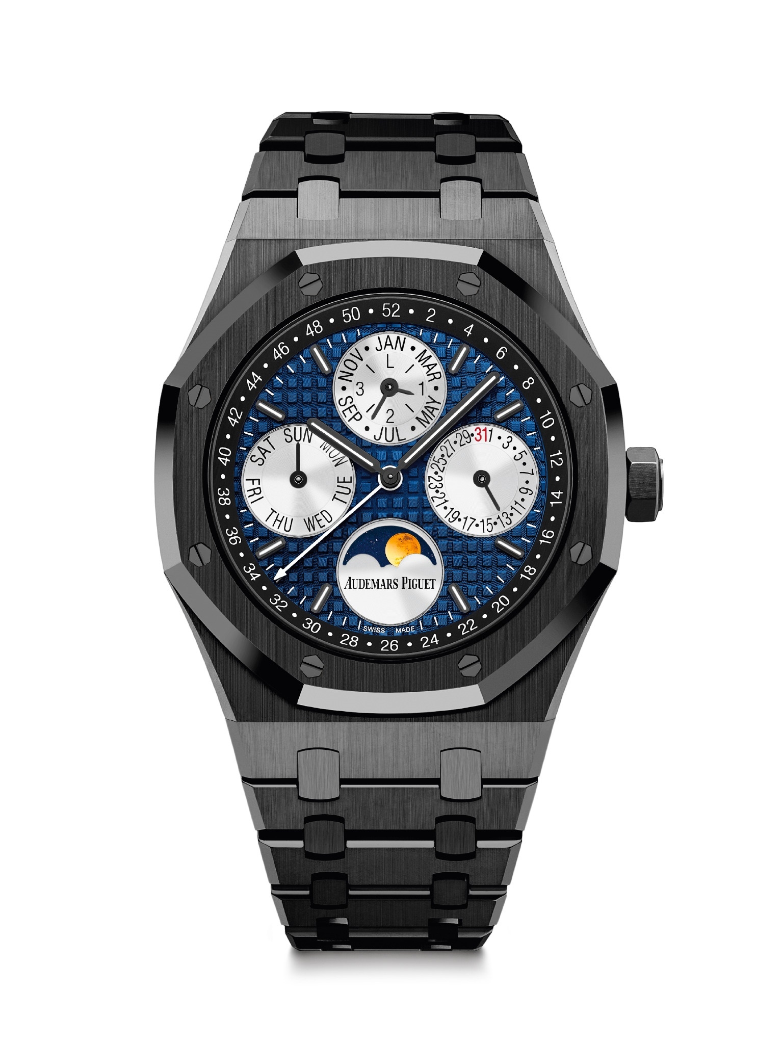 Audemars Piguet 26599CE.OO.1225CE.01 : Royal Oak Perpetual Calendar 41 Ceramic Only Watch 2017
